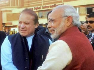 Sharif said ''why don't you drop in'', Modi said, ''yes I am coming'' Sharif said ''why don't you drop in'', Modi said, ''yes I am coming''
