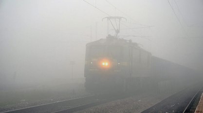 Mercury drops in North; 52 trains cancelled due to fog Mercury drops in North; 52 trains cancelled due to fog