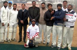 Winners posing along with chief guest Pawan Parihar, SSP CID Jammu on Wednesday. Winners posing along with chief guest Pawan Parihar, SSP CID Jammu on Wednesday.
