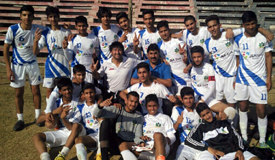 J&K U-19 Footbaal Team posing for a photograph. J&K U-19 Footbaal Team posing for a photograph.