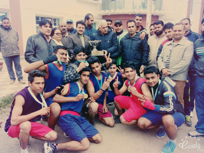 Winner team of SPMR Commerce College posing for a group photograph after clinching overall Championship in Inter-Collegiate Boxing Championship. Winner team of SPMR Commerce College posing for a group photograph after clinching overall Championship in Inter-Collegiate Boxing Championship.