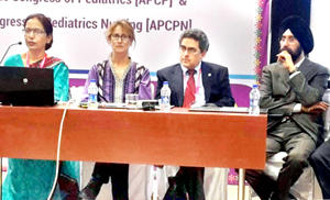 Dr Rekha Harish and other dignitaries during 15th Asia Pacific conference of Pediatrics 53rd Pedicon in Hyderabad. Dr Rekha Harish and other dignitaries during 15th Asia Pacific conference of Pediatrics 53rd Pedicon in Hyderabad.