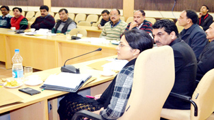 DDC Reasi Sushma Chauhan reviewing IPPI preparedness in a meeting. DDC Reasi Sushma Chauhan reviewing IPPI preparedness in a meeting.