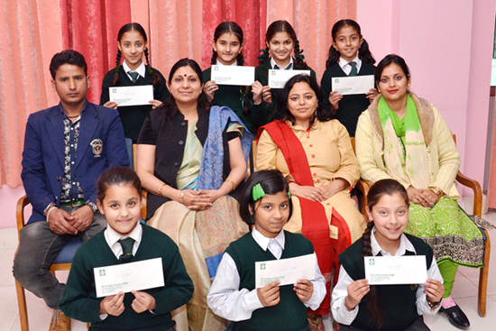 DPS students who won Inter School Dance Competition posing for group photograph along with dignitaries. DPS students who won Inter School Dance Competition posing for group photograph along with dignitaries.