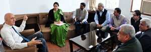 Advisor to Governor Parvez Dewan interacting with IIT Jammu Campus Operationalization Committee. Advisor to Governor Parvez Dewan interacting with IIT Jammu Campus Operationalization Committee.