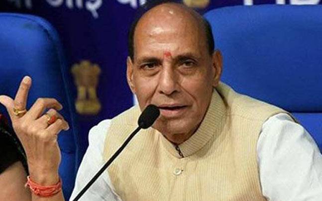Anyone who comes to India will be given security: Rajnath Anyone who comes to India will be given security: Rajnath