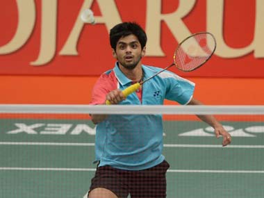 Praneeth stuns Lee; Saina, Srikanth & Sameer reach 2nd round Praneeth stuns Lee; Saina, Srikanth & Sameer reach 2nd round