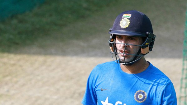 Jolt for India, Yuvraj out with ankle injury