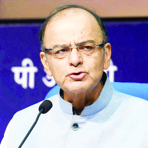 FM Jaitley at press conference