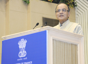 Union Minister for Finance, Corporate Affairs and Information & Broadcasting, Arun Jaitley addressing at a Post Budget Interactive Session with the representatives of Indian Trade and Industry Associations (FICCI, CII and ASSOCHAM), in New Delhi on Wednesday. Union Minister for Finance, Corporate Affairs and Information & Broadcasting, Arun Jaitley addressing at a Post Budget Interactive Session with the representatives of Indian Trade and Industry Associations (FICCI, CII and ASSOCHAM), in New Delhi on Wednesday.