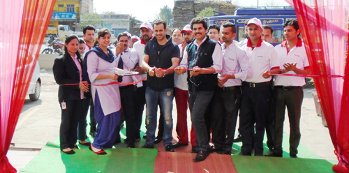 A dignitary inaugurating a week-long service camp at Astro India Private Limited in Jammu. A dignitary inaugurating a week-long service camp at Astro India Private Limited in Jammu.