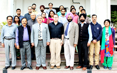 CUJ Vice-Chancellor, president TGU and others posing for a group photograph after signing of MoU on Monday. CUJ Vice-Chancellor, president TGU and others posing for a group photograph after signing of MoU on Monday.