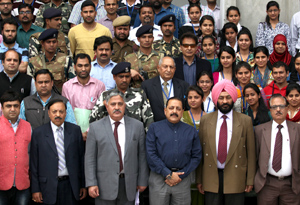MoS in PMO Dr Jitendra Singh and others during two day workshop in CUJ on Friday. -Excelsior/Rakesh MoS in PMO Dr Jitendra Singh and others during two day workshop in CUJ on Friday. -Excelsior/Rakesh