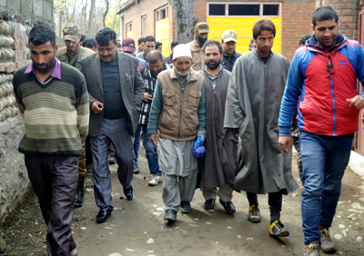 BJP leader & MLC Sofi Yousuf during tour of Pahalgam Constituency. BJP leader & MLC Sofi Yousuf during tour of Pahalgam Constituency.