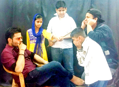 A scene from the play ‘Ek Soch’. A scene from the play ‘Ek Soch’.