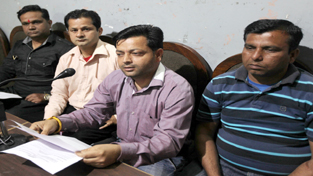 JKATA leaders addressing a press conference at Jammu on Sunday. -Excelsior/Rakesh JKATA leaders addressing a press conference at Jammu on Sunday. -Excelsior/Rakesh