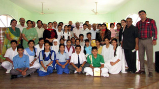 Participants and winners of Declamation Contest by NDS at Jammu on Tuesday. Participants and winners of Declamation Contest by NDS at Jammu on Tuesday.