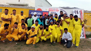 Young Cricket Club players posing for photograph after winning a match during ongoing 2nd Holy Cup T-20 Tourney at Phalian Mandial on Saturday. Young Cricket Club players posing for photograph after winning a match during ongoing 2nd Holy Cup T-20 Tourney at Phalian Mandial on Saturday.