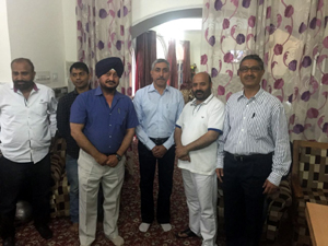 PNHA deputation during a meeting with Health Minister, Bali Bhagat at Jammu. PNHA deputation during a meeting with Health Minister, Bali Bhagat at Jammu.