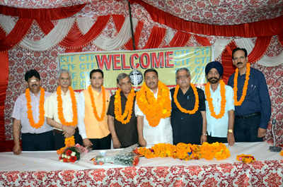 Newly elected office bearers of Chamber of Traders Federation Jammu. Newly elected office bearers of Chamber of Traders Federation Jammu.
