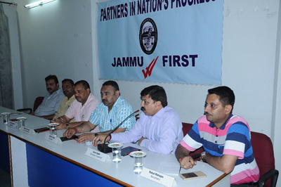 CCI members during meeting with representatives of over 50 Trade, Industry and Transport bodies in Jammu on Tuesday. CCI members during meeting with representatives of over 50 Trade, Industry and Transport bodies in Jammu on Tuesday.