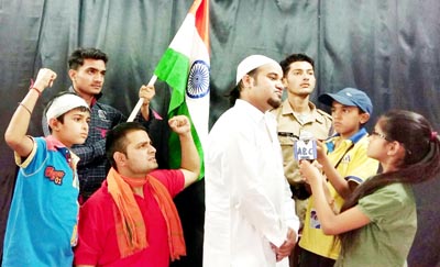 A scene from the play ‘Siyasti Khel’ presented by Natrang in its Tuesday series. A scene from the play ‘Siyasti Khel’ presented by Natrang in its Tuesday series.