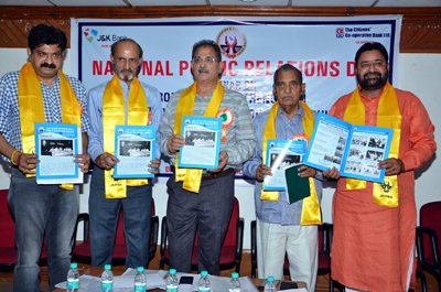 Speaker, Legislative Assembly, Kavinder Gupta along with other dignitaries releasing News Letter of JKIPRS at K L Saigal Hall, Jammu. Speaker, Legislative Assembly, Kavinder Gupta along with other dignitaries releasing News Letter of JKIPRS at K L Saigal Hall, Jammu.