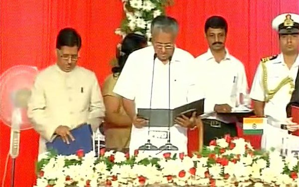 Pinarayi Vijayan sworn in as Kerala CM Pinarayi Vijayan sworn in as Kerala CM