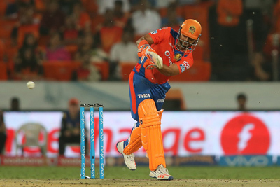 Gujarat Lions captain Suresh Raina flicks a delivery down the leg side to the boundary during a match against KKR at Green Park Stadium, Kanpur on Thursday. Gujarat Lions captain Suresh Raina flicks a delivery down the leg side to the boundary during a match against KKR at Green Park Stadium, Kanpur on Thursday.