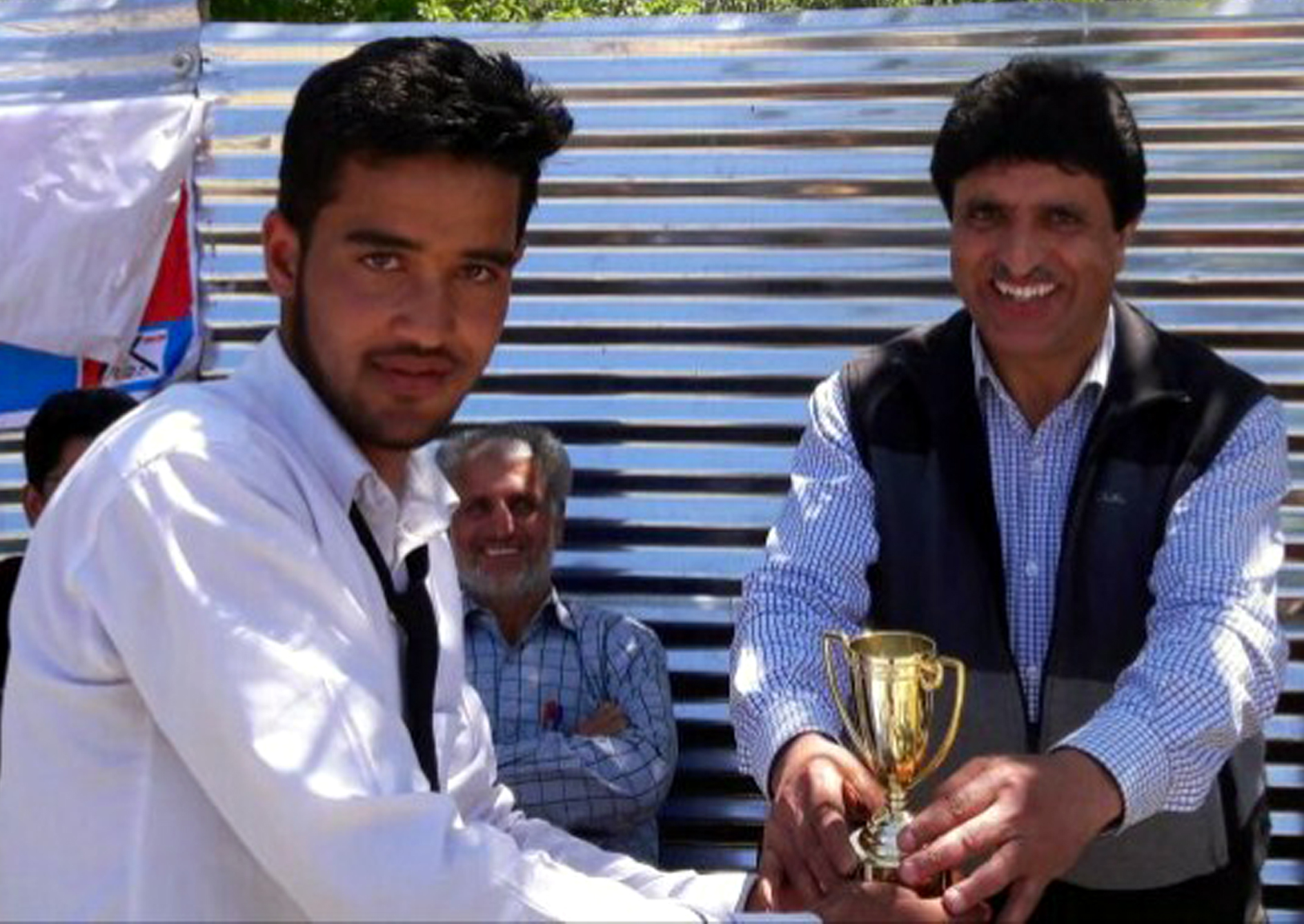 Winner of cross country race being felicitated at Sopore in Valley on Thursday. Winner of cross country race being felicitated at Sopore in Valley on Thursday.