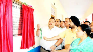MLA Nagrota, Devender Singh Rana inaugurating library at Nagrota on Thursday. MLA Nagrota, Devender Singh Rana inaugurating library at Nagrota on Thursday.