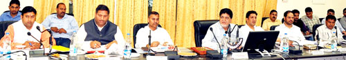 Minister for Animal, Sheep Husbandry and Fisheries, Abdul Ghani Kohli chairing DDB meeting at Ramban. Minister for Animal, Sheep Husbandry and Fisheries, Abdul Ghani Kohli chairing DDB meeting at Ramban.