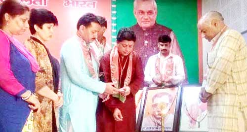 BJP leaders at party working committee meeting at Jammu on Sunday. BJP leaders at party working committee meeting at Jammu on Sunday.