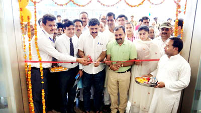 MP Jugal Kishore inaugurating new arrival terminal at Jammu Airport on Wednesday. MP Jugal Kishore inaugurating new arrival terminal at Jammu Airport on Wednesday.