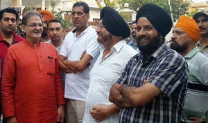 Speaker, Kavinder Gupta interacting with people at Gandhi Nagar on Sunday. Speaker, Kavinder Gupta interacting with people at Gandhi Nagar on Sunday.
