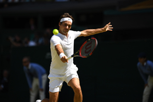 Roger Federer takes on Marin Cilic in the quarter-finals on Centre Court. Roger Federer takes on Marin Cilic in the quarter-finals on Centre Court.