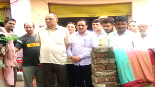 Mula Ram, former minister and vice president J&K PCC along with others during their visit to rain affected areas on Thursday. Mula Ram, former minister and vice president J&K PCC along with others during their visit to rain affected areas on Thursday.