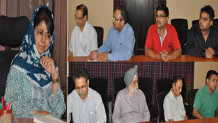 Deputionists during meeting with CM in Jammu. Deputionists during meeting with CM in Jammu.