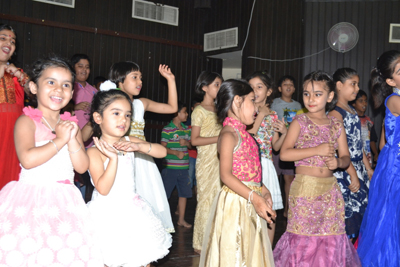 Children during workshop at University of Jammu. Children during workshop at University of Jammu.