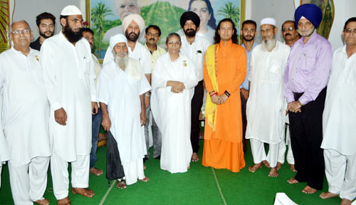 Representatives of various religious bodies during a joint press conference at Kathua on Thursday. Representatives of various religious bodies during a joint press conference at Kathua on Thursday.