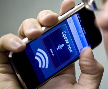 Speech on smartphone image