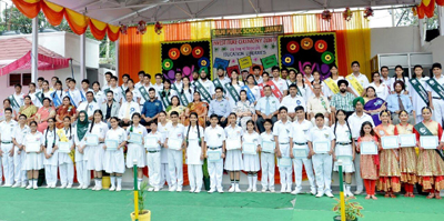 Students during investiture ceremony at DPS Jammu. Students during investiture ceremony at DPS Jammu.