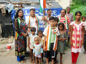 The artists of LWWS who participated in the Nukkad. The artists of LWWS who participated in the Nukkad.