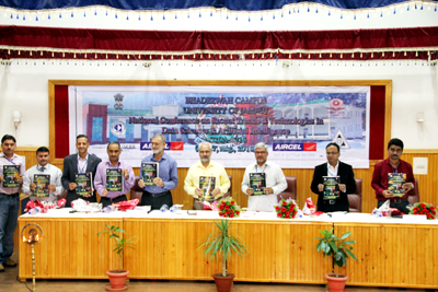 JU VC and others releasing souvenir of two-day conference during inaugural ceremony on Friday. JU VC and others releasing souvenir of two-day conference during inaugural ceremony on Friday.