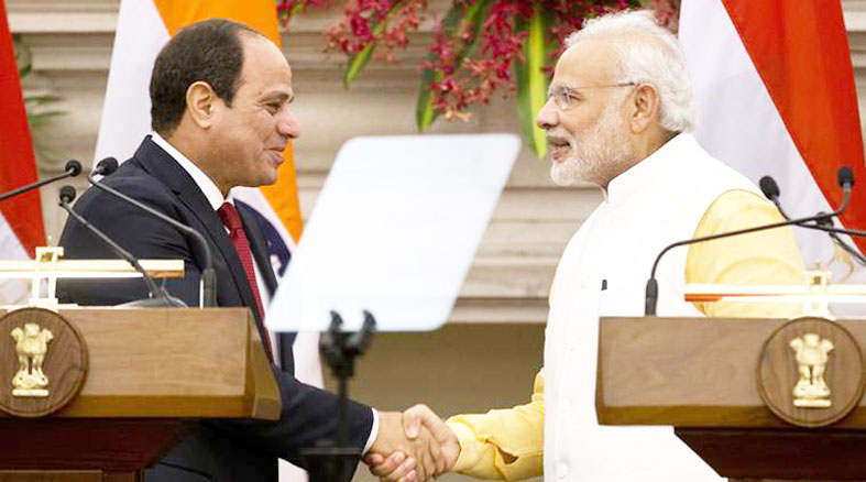 Narendra Modi, Abdel-Fattah el-Sissi