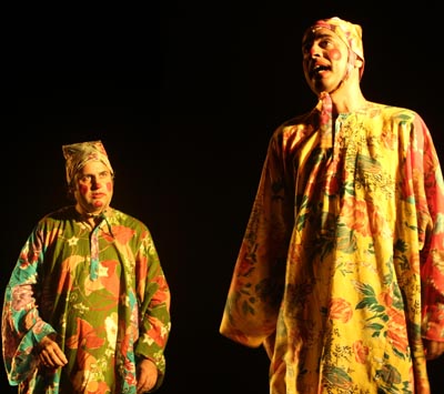 A scene from play Khoya Hua Gaon. A scene from play Khoya Hua Gaon.