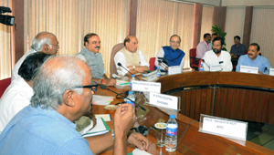 Union Home Minister Rajnath Singh addressing APD meeting at Parliament House in New Delhi on Wednesday. Union Home Minister Rajnath Singh addressing APD meeting at Parliament House in New Delhi on Wednesday.