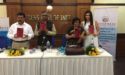 Scholars releasing Geetika Kohli’s book Lucid Blood at New Delhi on Sunday. Scholars releasing Geetika Kohli’s book Lucid Blood at New Delhi on Sunday.