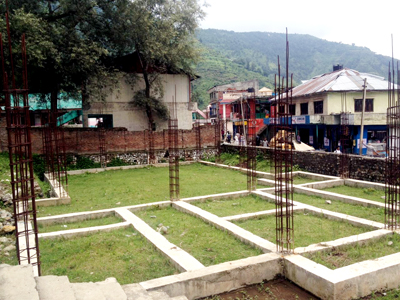 Construction of building abandoned by R&B Deptt for six years at Budhal in Rajouri. Construction of building abandoned by R&B Deptt for six years at Budhal in Rajouri.