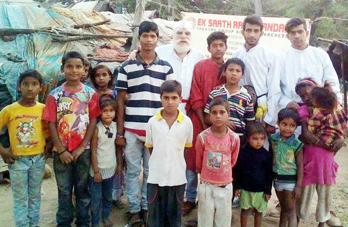 ESRM artists posing for photograph. ESRM artists posing for photograph.